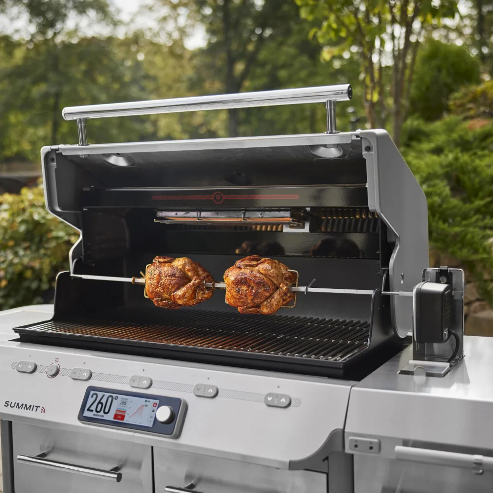 Food_3 weber summit okos gázgrill 5 égős crafted és works rozsdamentes acél