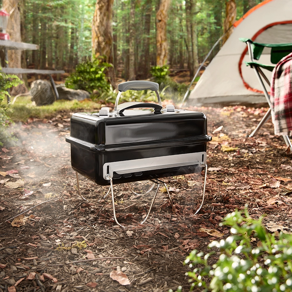 Go Anywhere faszenes grill zománcozott