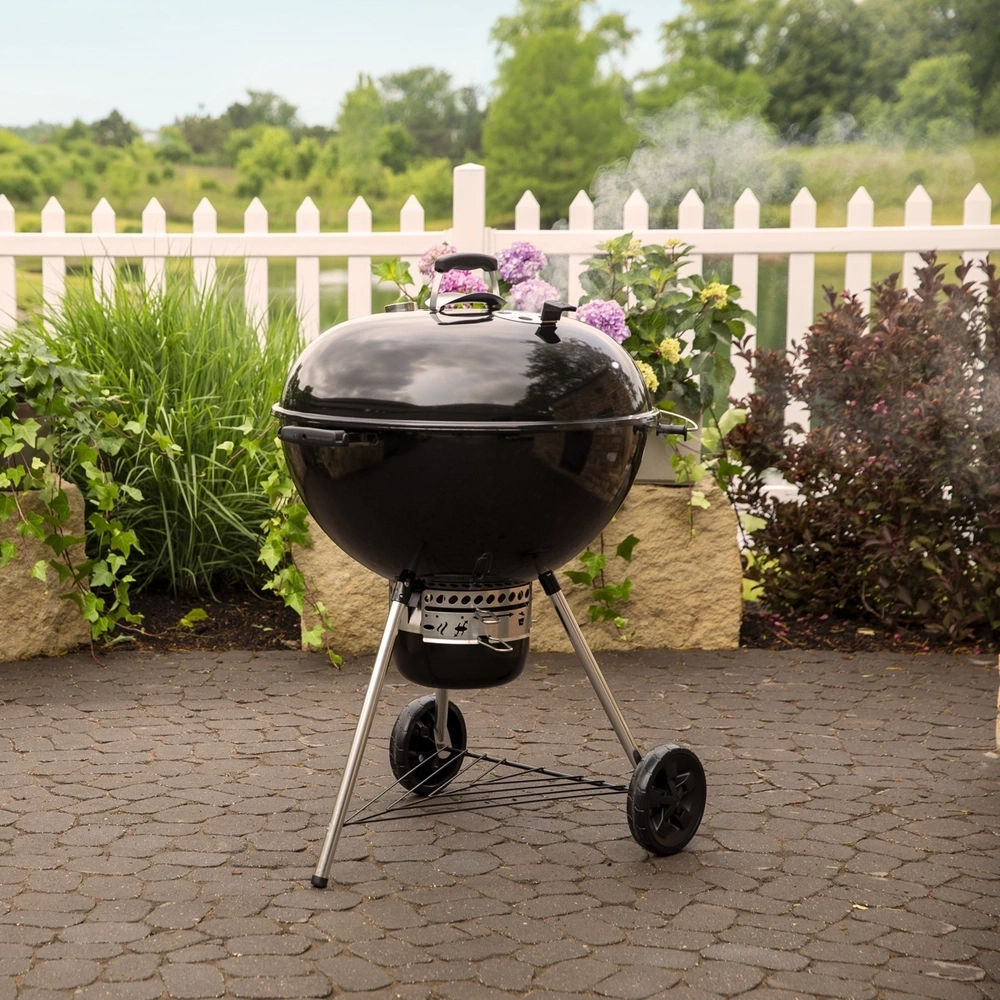 Porcelánzománcozott Master Touch grill E-6755 fekete
