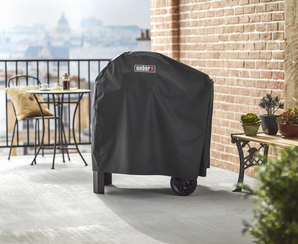 Weber Premium grill takaró, kocsival ellátott Pulse grillekhez 1 weber prémium grill takaró védőhuzat