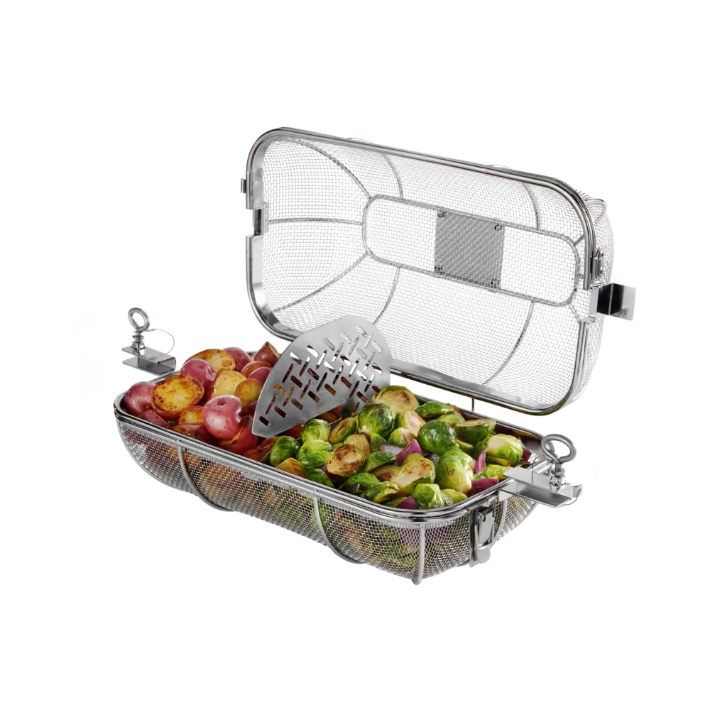 WEBER CRAFTED sütőkosár, forgatónyársra rögzíthető