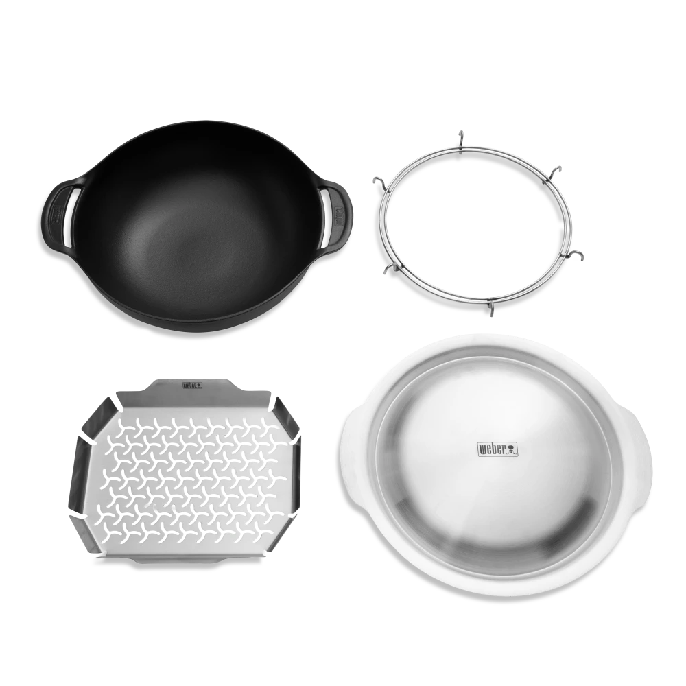 2 az 1-ben wok és pároló szett, Crafted